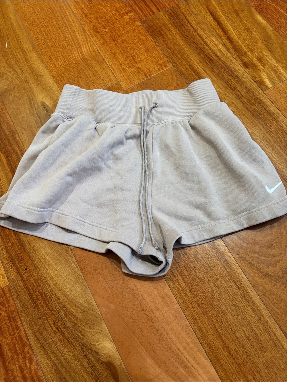 Nike Women's Light Taupe Drawstring Athletic Shorts